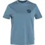 Fjallraven Womens Fox Boxy Logo T-Shirt Dawn Blue