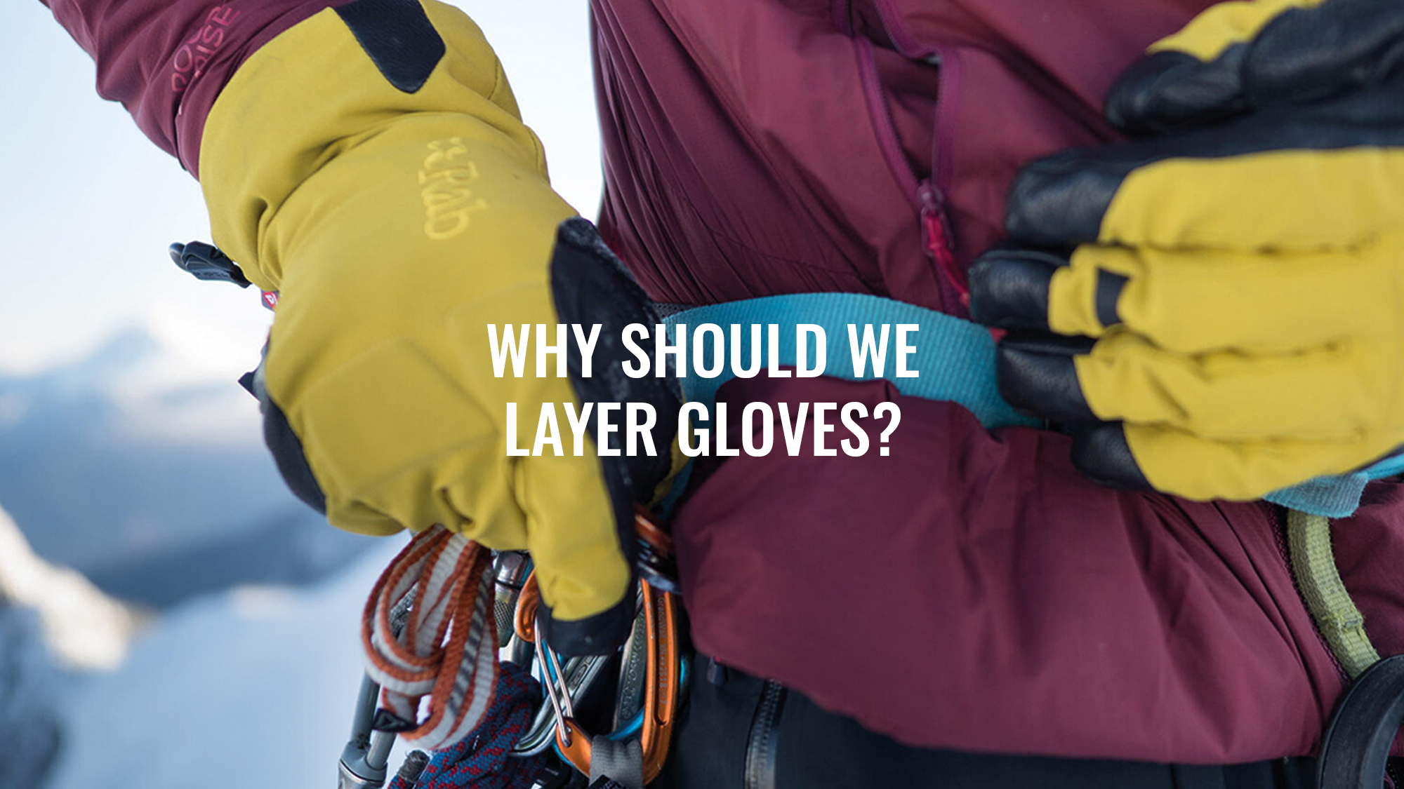 Why should you carry multiple pairs of gloves?