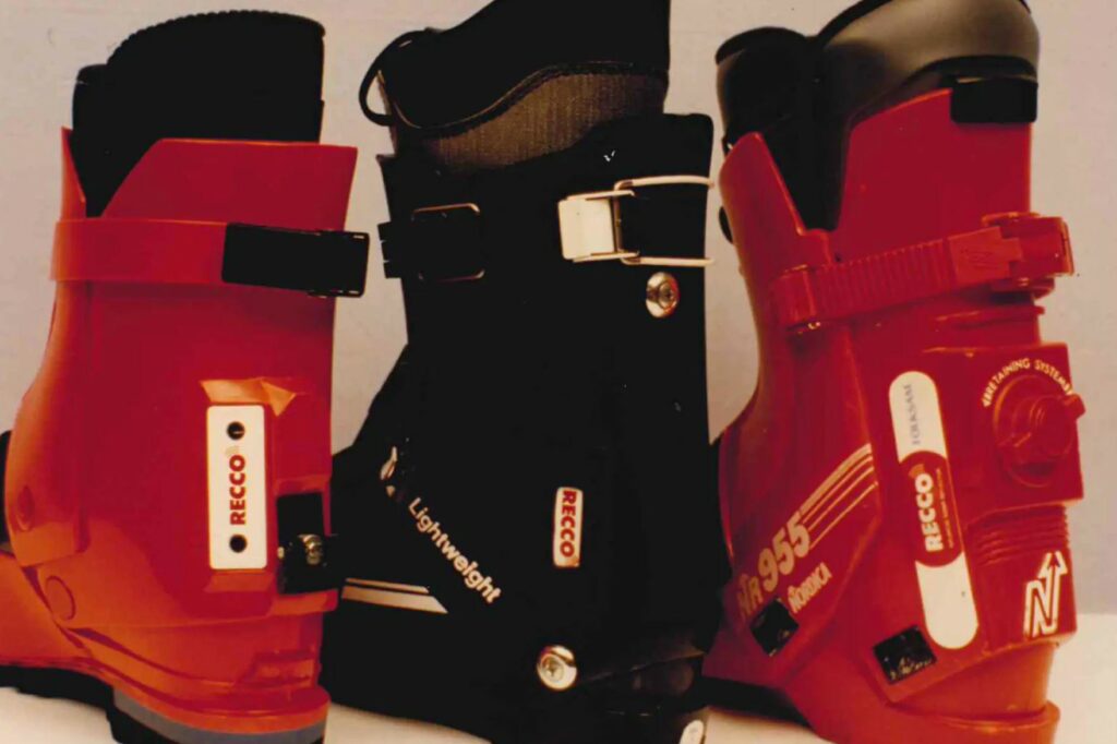 Old RECCO technology in ski boots