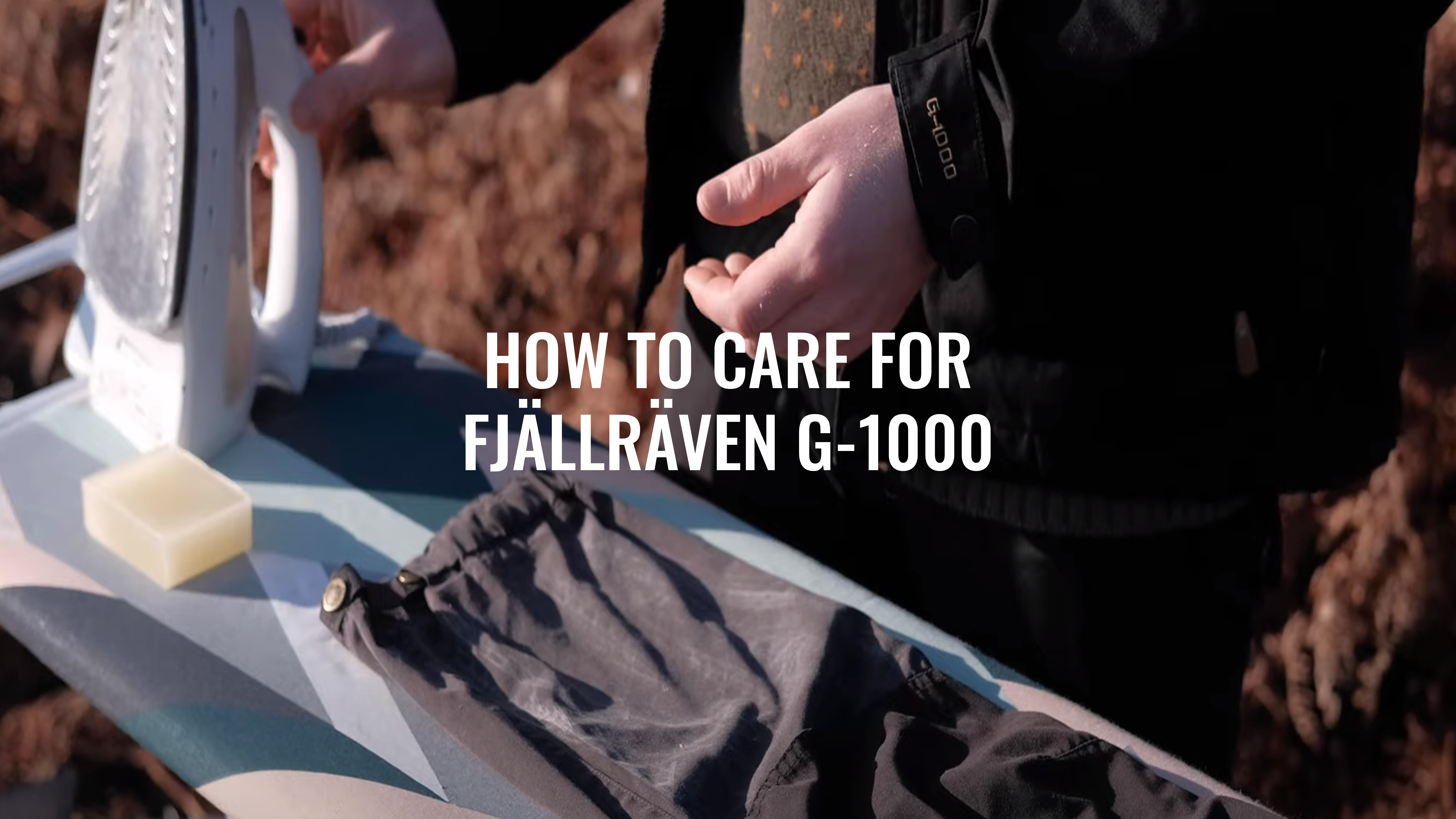 How to care for Fjallraven G-1000