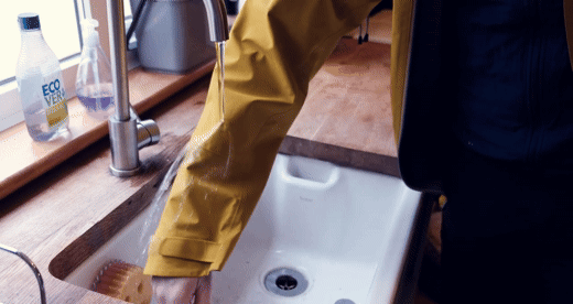 wash and reproof waterproof jacket