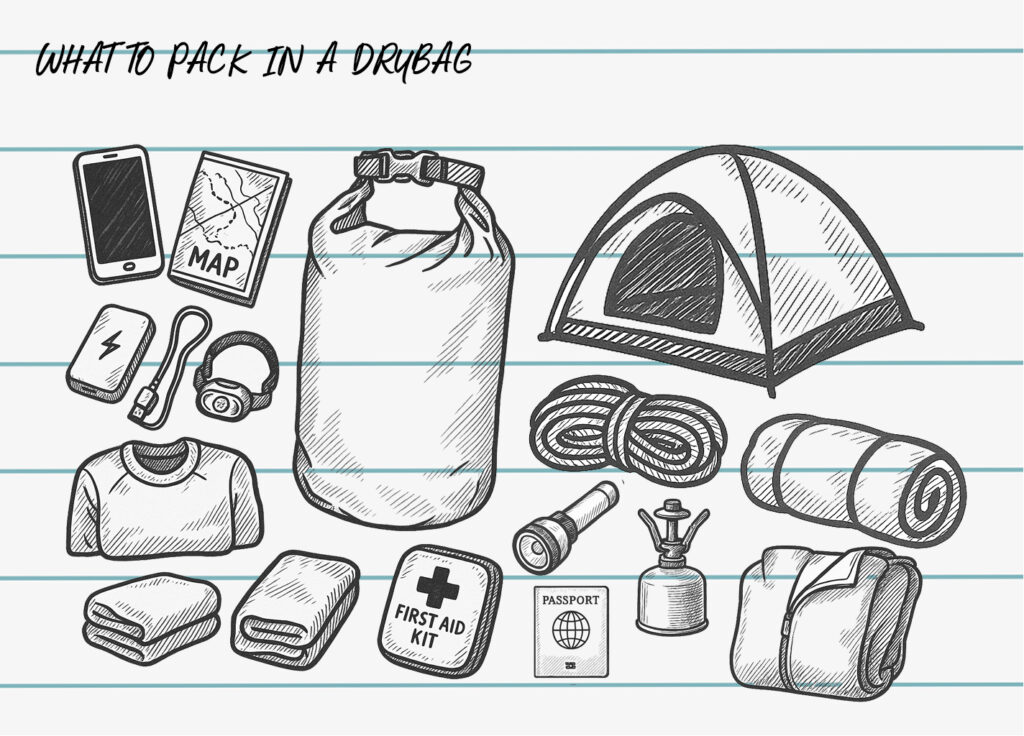 what to pack in a dry bag