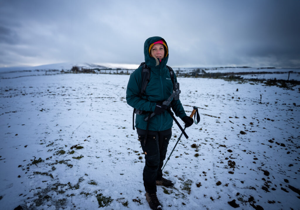 Trail Running and Fast Hiking Through Winter: walking poles