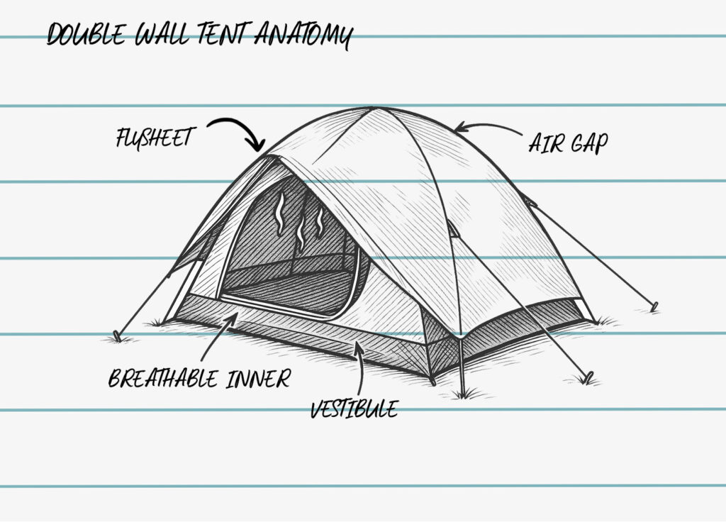 double wall tent anatomy