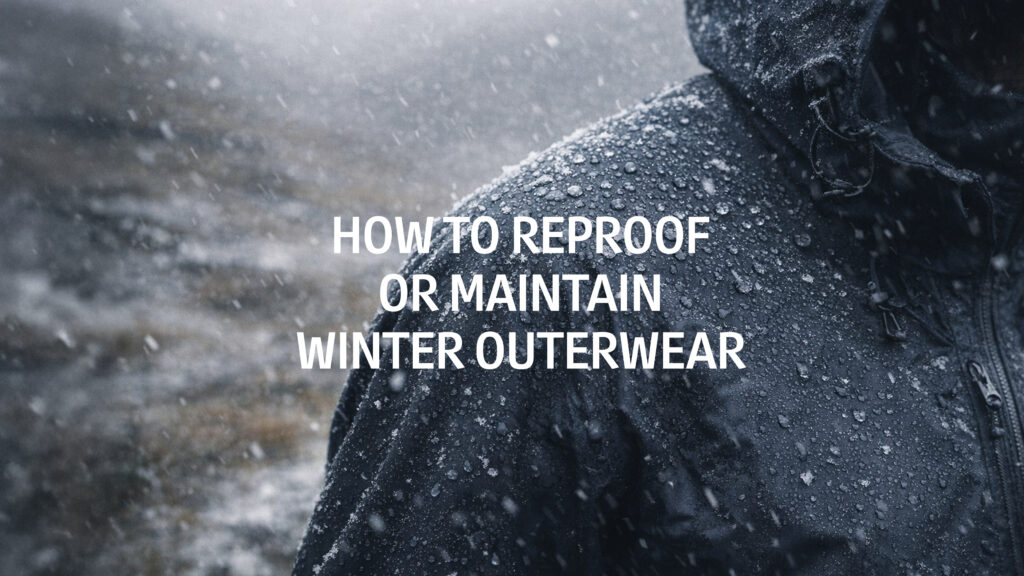 how to reproof or maintain winter outerwear