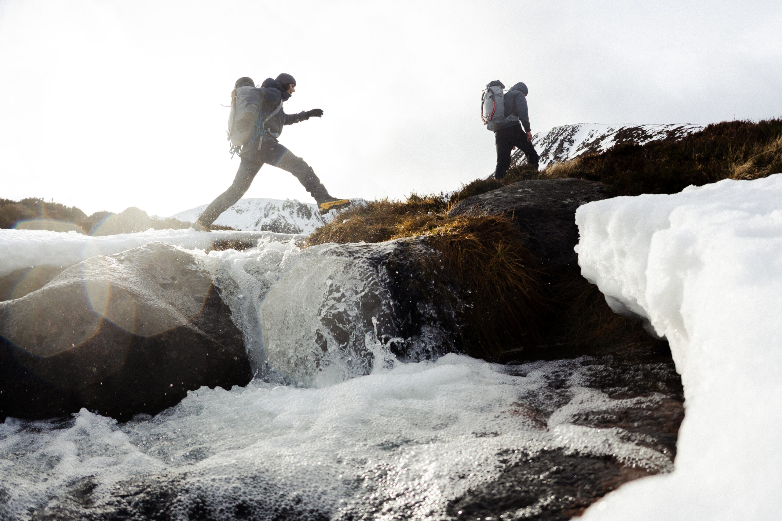 winter camping for beginners: looking for a campsite