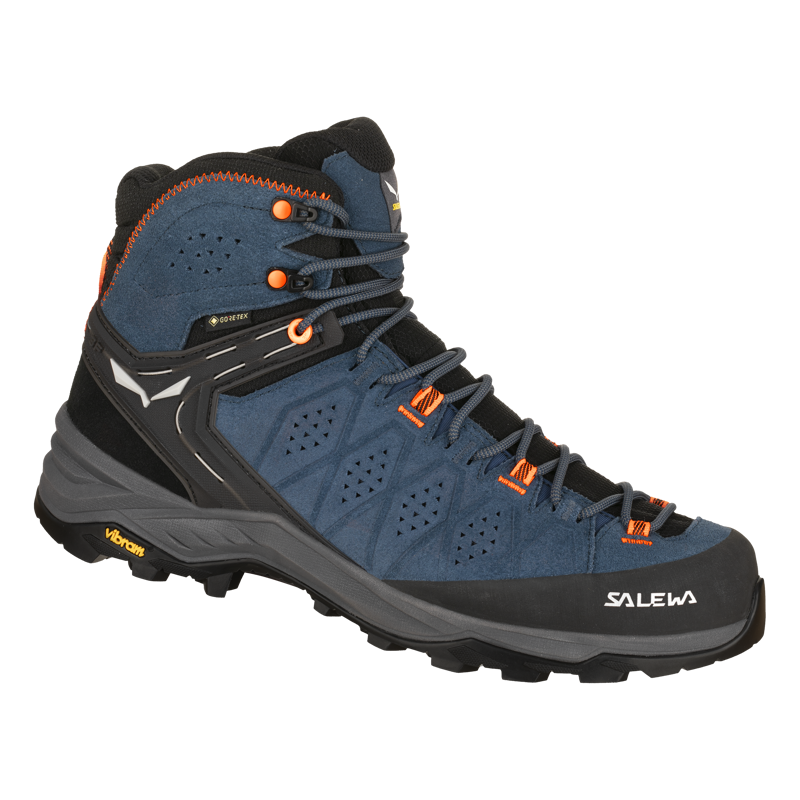 Salewa Mens Alp Trainer 2 Mid GTX Dark Denim-1