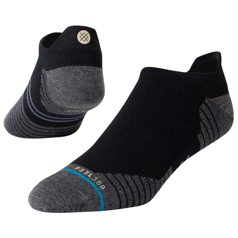 Stance Unisex Run Light Tab Socks Black