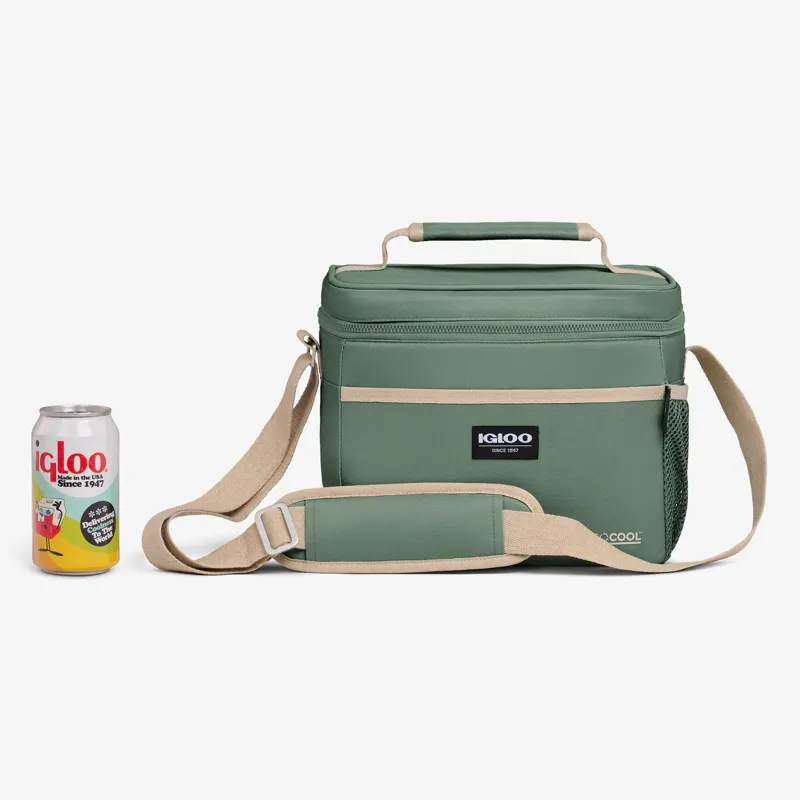 Igloo Ecocool Cube 12QT Cooler Lunch Bag Green-4