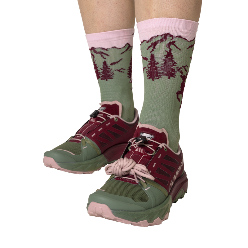 Dynafit Women's Alpine Pro 2 Shoes Sage/Burgundy-1