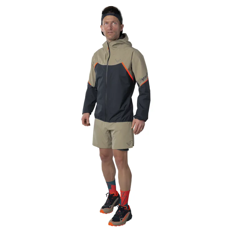 Dynafit Men's Alpine Pro 2 in 1 Shorts Rock Khaki-1