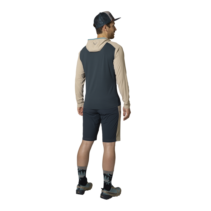 Dynafit Men's Traverse Sun Hoodie Rock Khaki-2