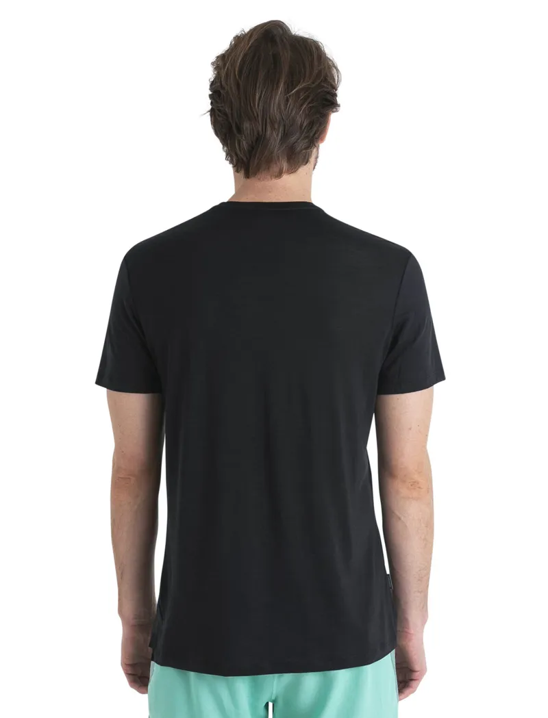 Icebreaker Men's Merino 125 Cool-Lite Sphere SS Tee Black-3