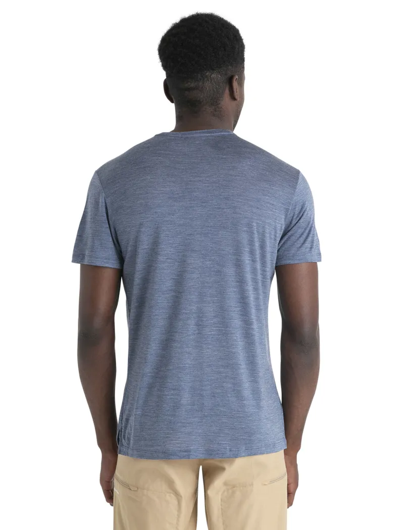 Icebreaker Men's Merino 125 Cool-Lite Sphere SS Tee Dawn Heather-3