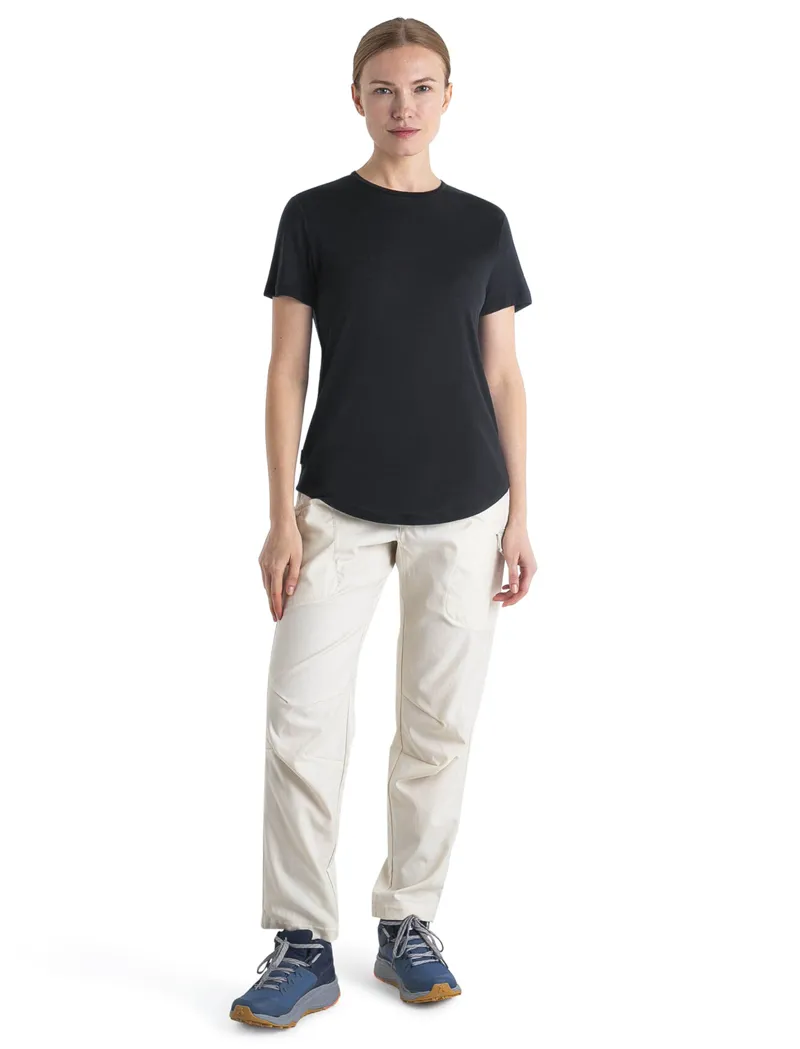 Icebreaker Women's Merino 125 Cool-Lite Sphere III SS Tee Black-3