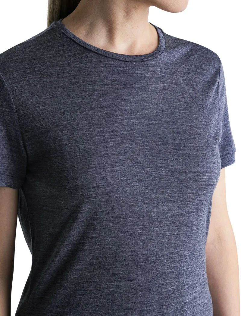 Icebreaker Women's Merino 125 Cool-Lite Sphere III SS Tee Navy Heather-5