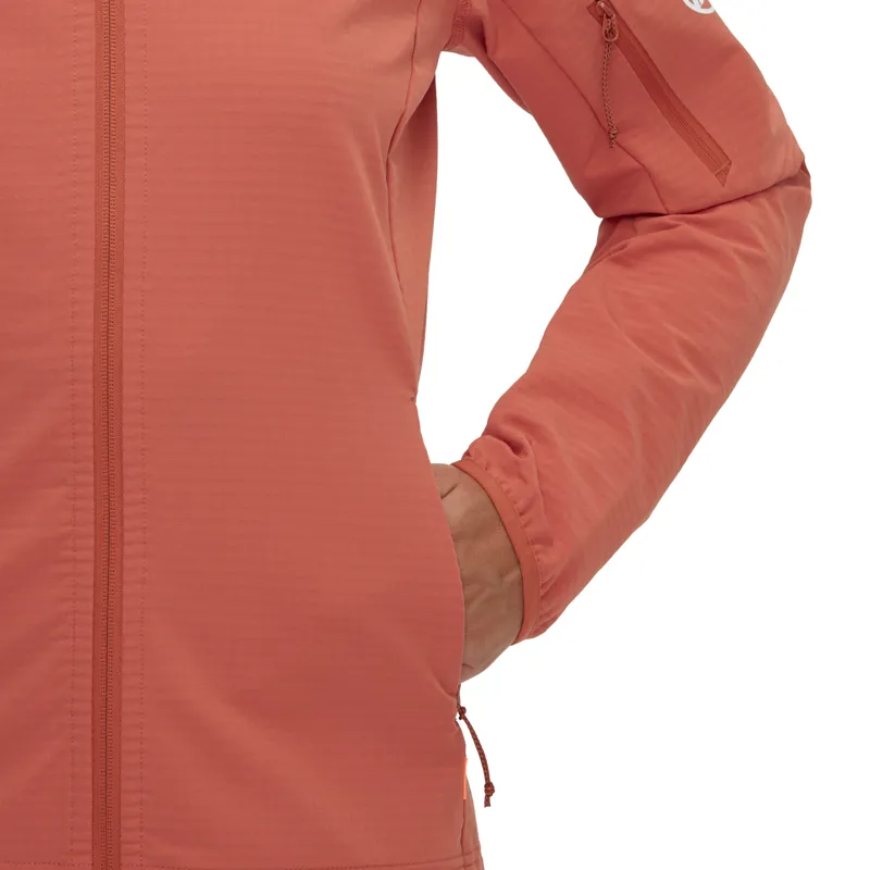 Mammut Women's Madris Light ML Hooded Jacket Brick-2