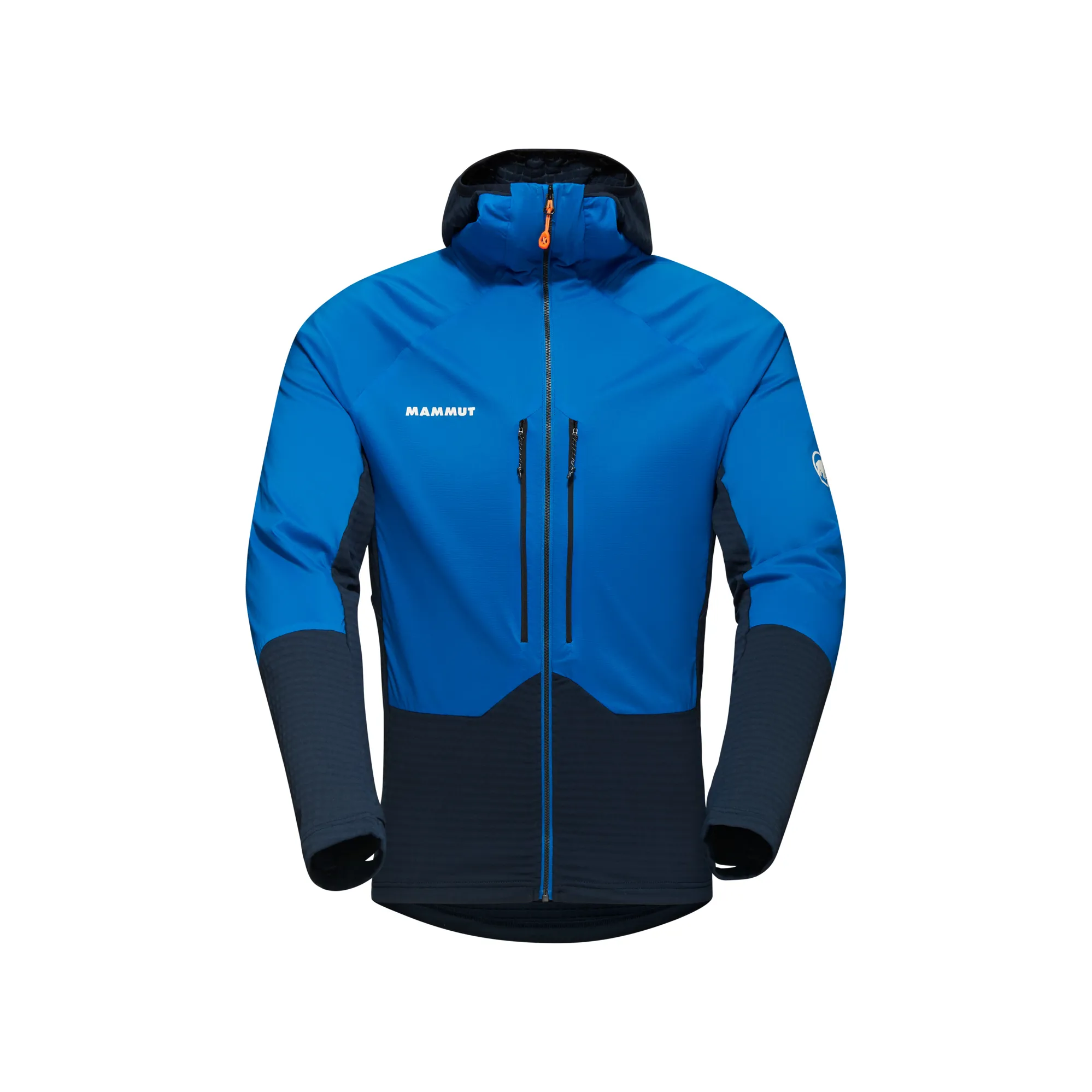 Mammut Men's Eiger Nordwand ML Hybrid Hooded Jacket Azurit