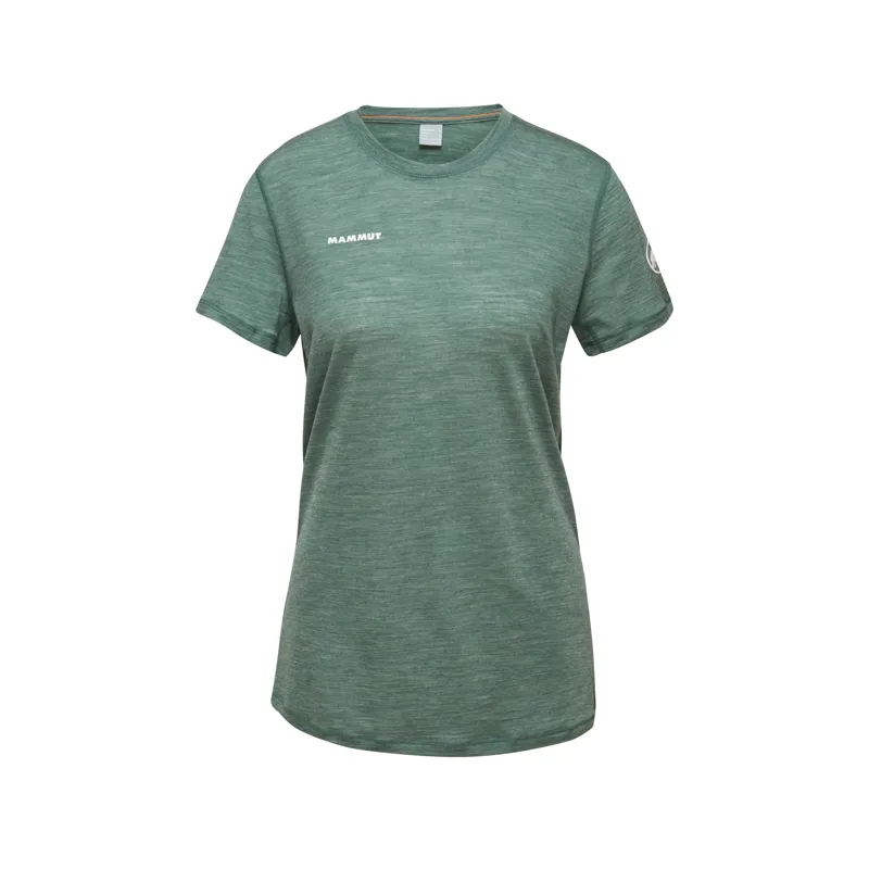 Mammut Women's Tree Wool FL T-Shirt Dark Jade Melange