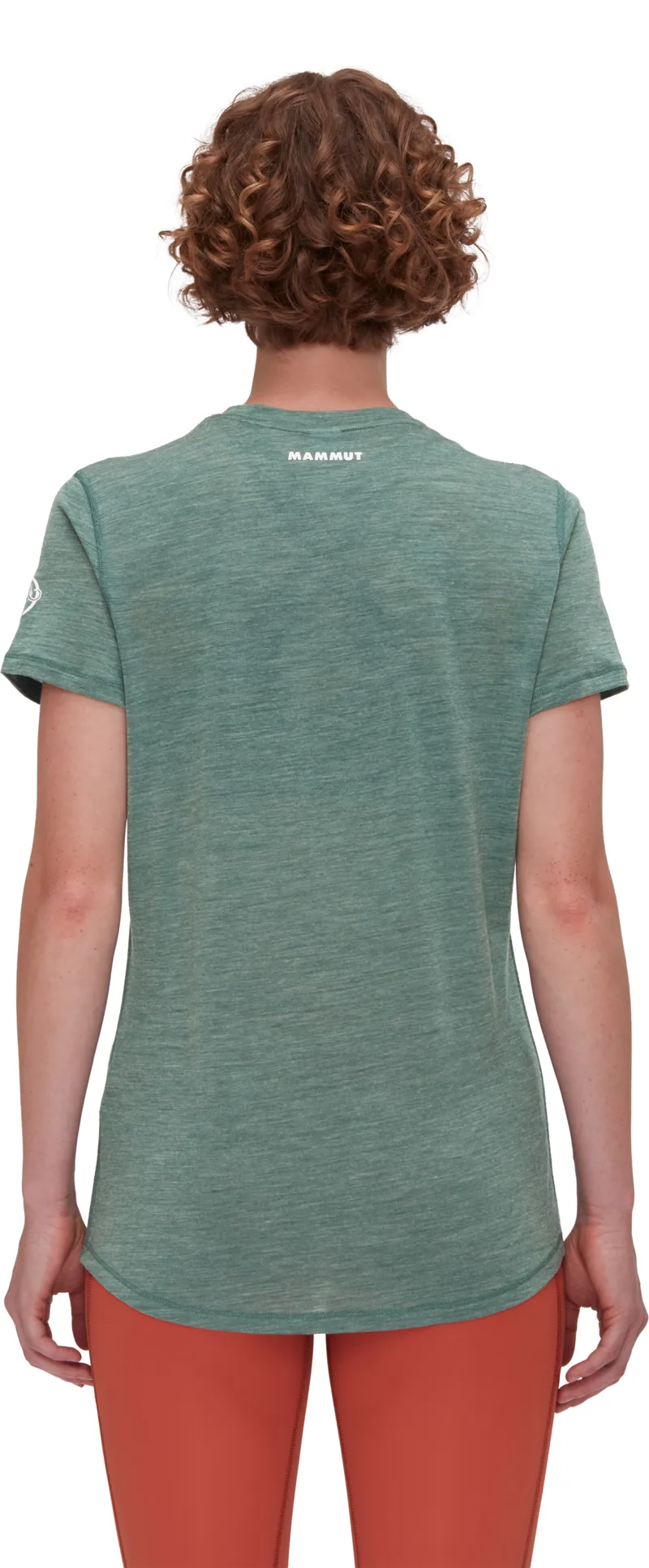 Mammut Women's Tree Wool FL T-Shirt Dark Jade Melange-3