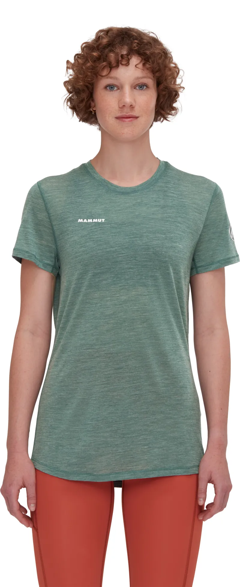 Mammut Women's Tree Wool FL T-Shirt Dark Jade Melange-2