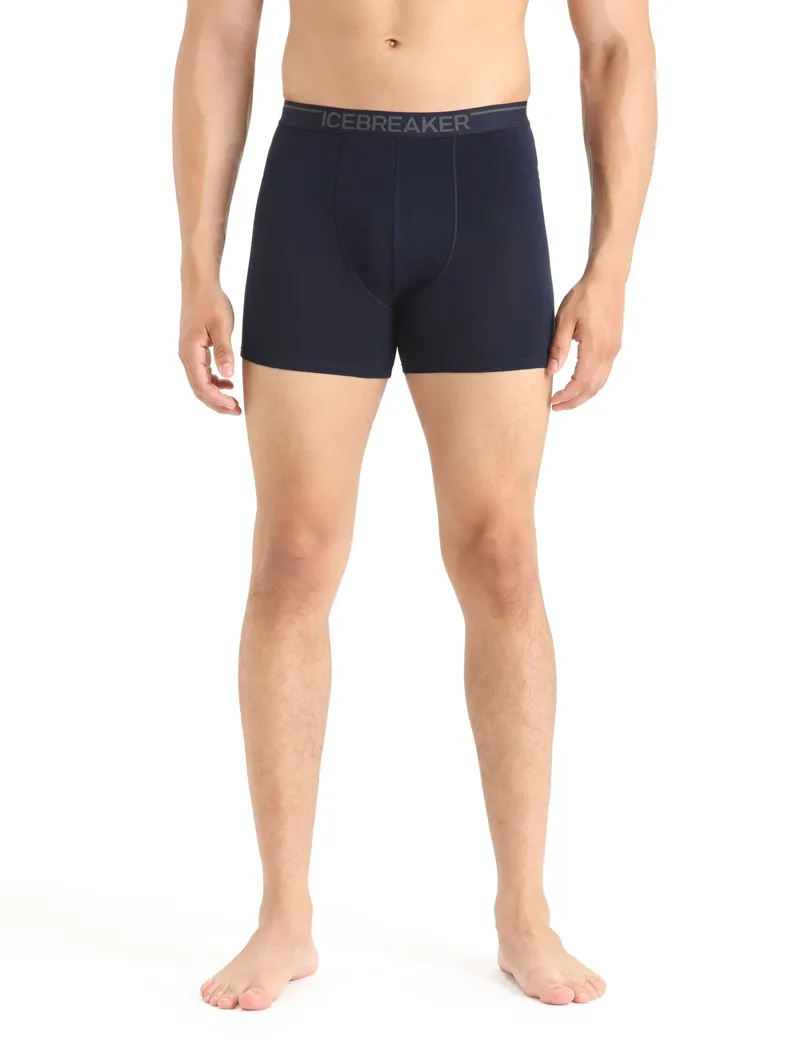 Icebreaker Men's Anatomica Boxers Midnight Navy-1