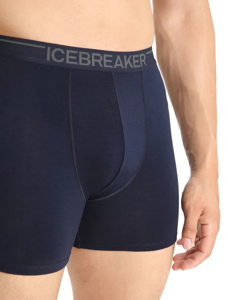 Icebreaker Men's Anatomica Boxers Midnight Navy-4