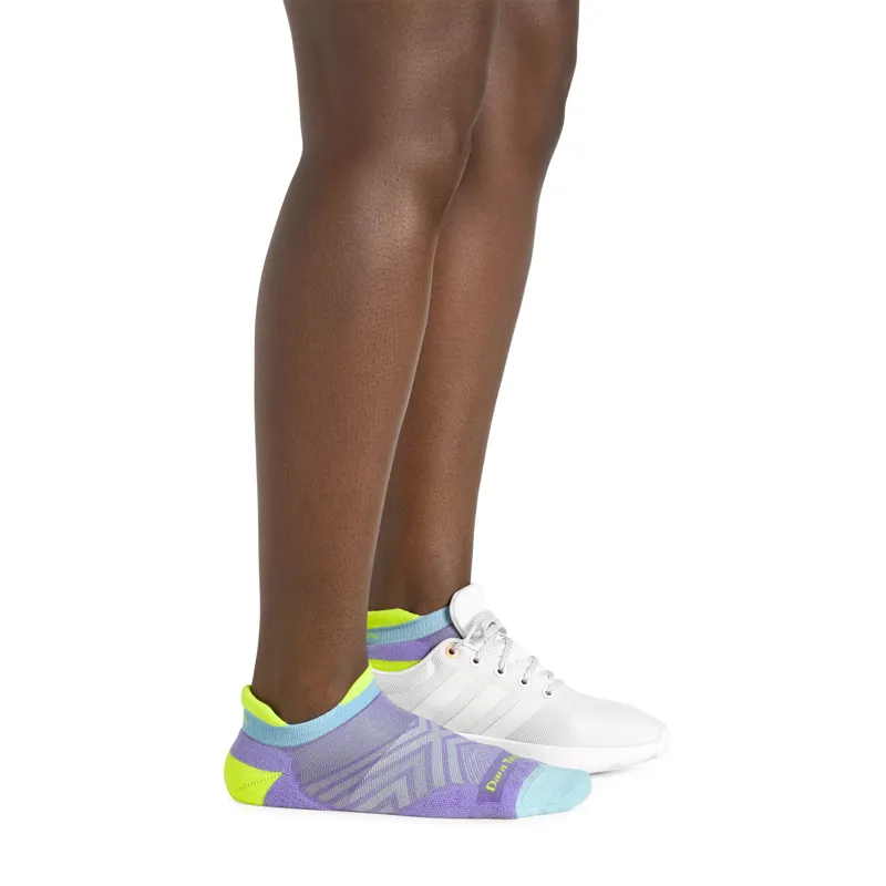 Darn Tough Womens Run No Show Tab Ultra-Light Cushion Lavender-2