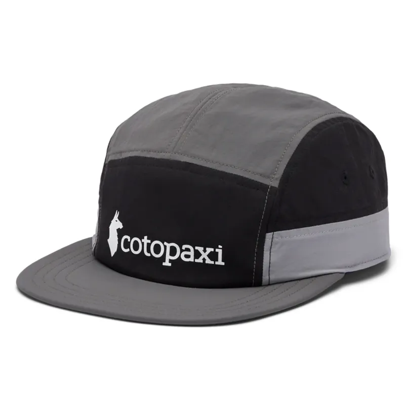 Cotopaxi Tech Five-Panel Hat Black Cinder