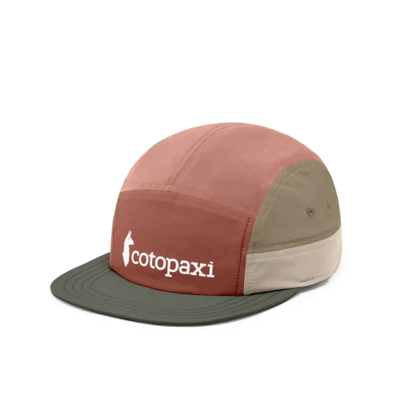 Cotopaxi Tech Five-Panel Hat Faded Brick Fatigue