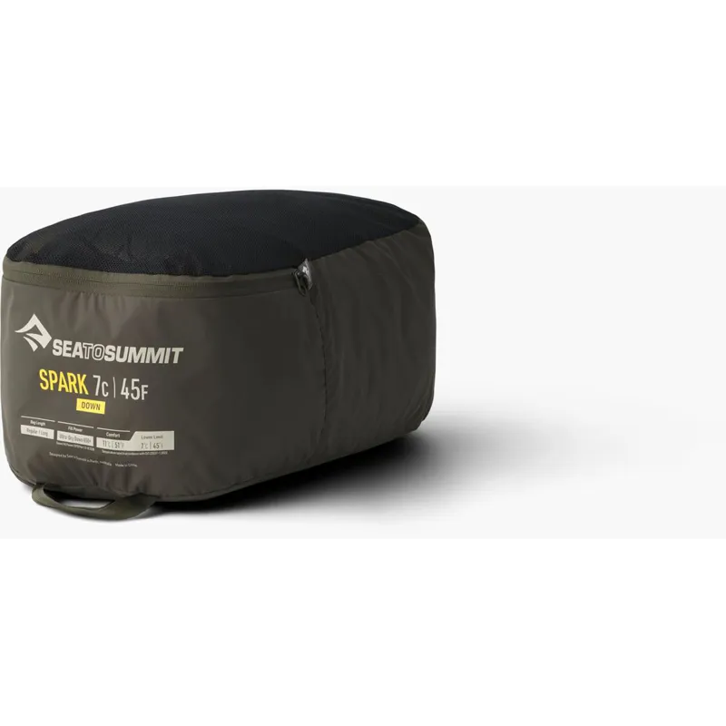 Sea to Summit Spark 7C/45F Long Sleeping Bag Grey-4