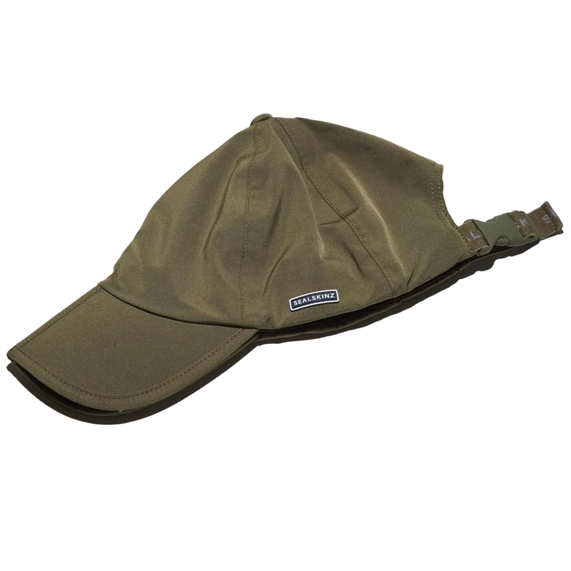 Sealskinz Salle Mens Waterproof Foldable Peak Cap Olive-1
