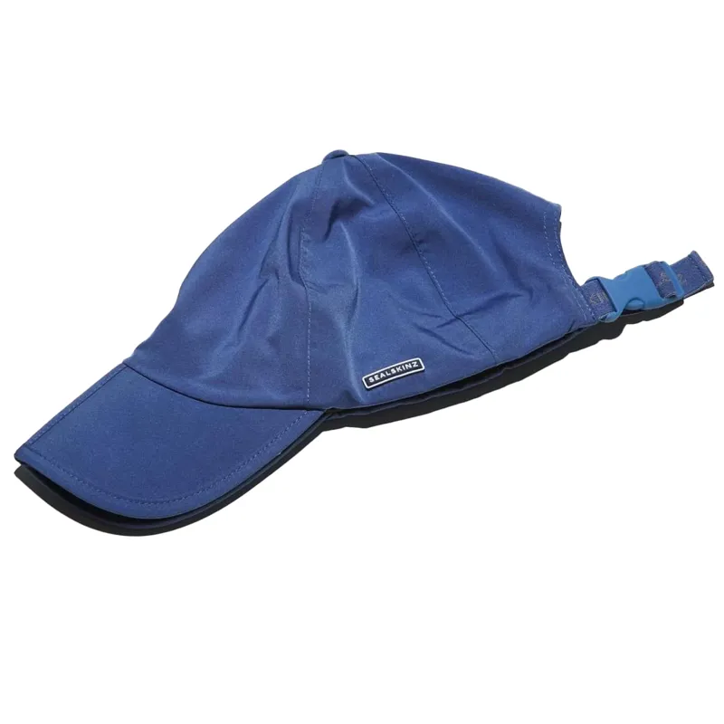 Sealskinz Salle Mens Waterproof Foldable Peak Cap Navy-1