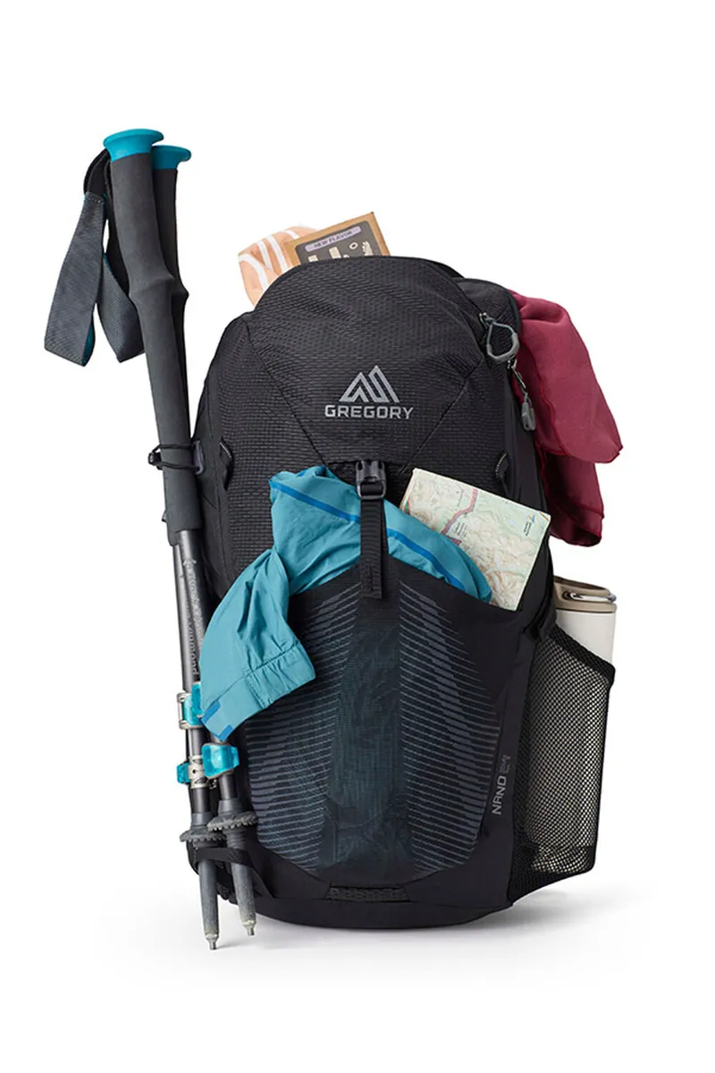 Gregory Unisex Nano 24 Backpack Obsidian Black-2