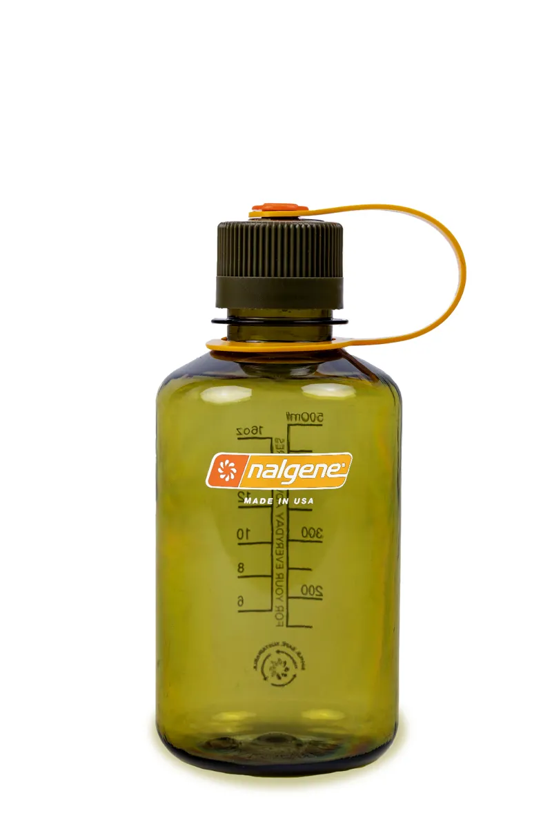 Nalgene Narrow Mouth 500ml Tritan Sustain Bottle Olive