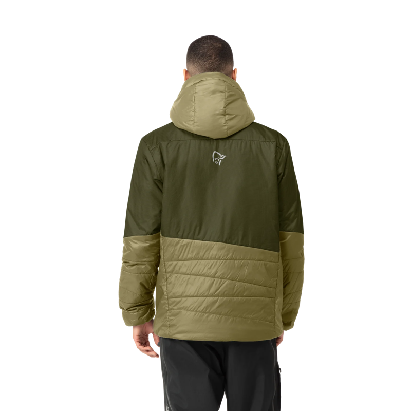 Norrona Men's Falketind Thermo60 Hood Jacket Olive-4