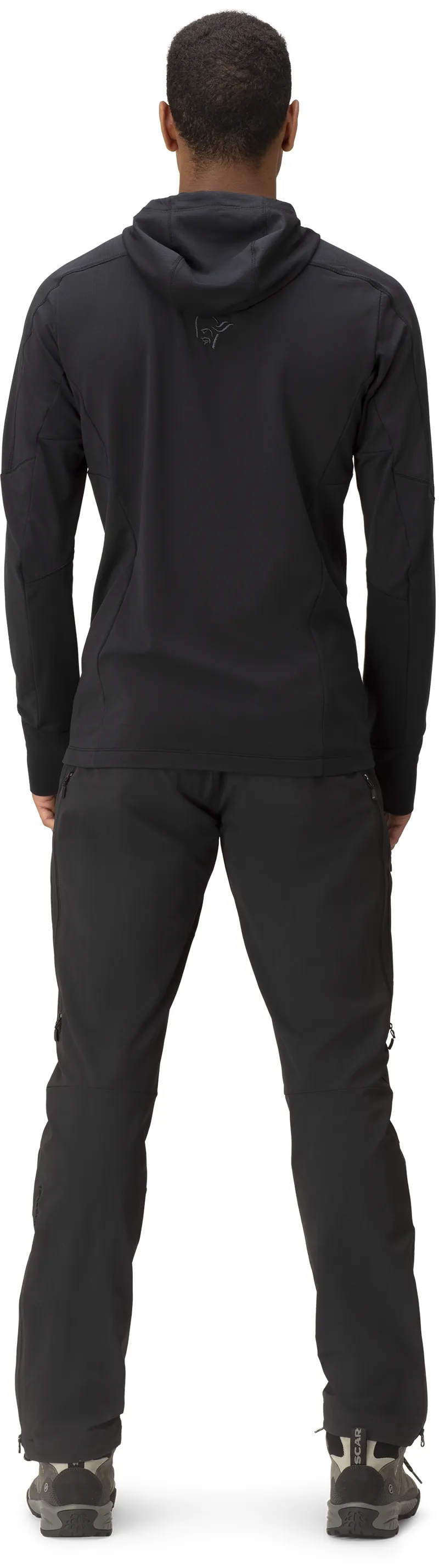 Norrona Men's Falketind Power Grid Hood Jacket Caviar-2