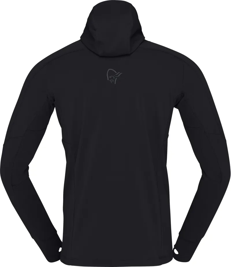 Norrona Men's Falketind Power Grid Hood Jacket Caviar-1