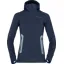 Norrona Women's Falketind Power Grid Hood Jacket Indigo Night