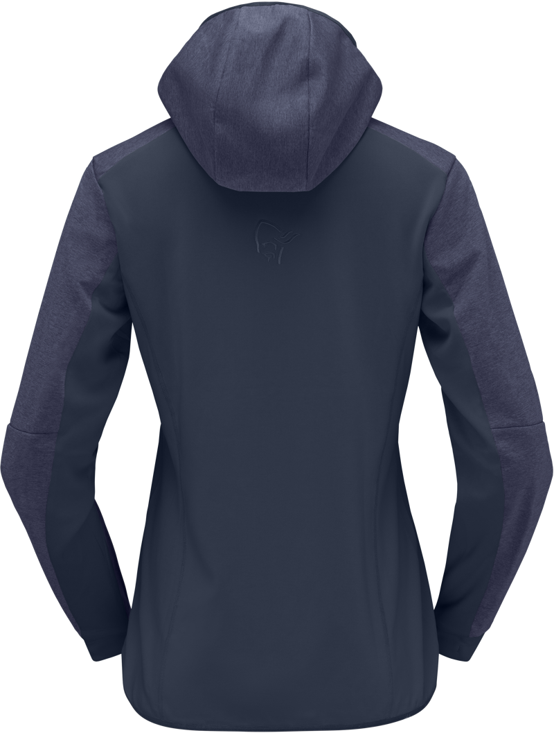 Norrona Women's Falketind  Warm2 Octa Hooded  Jacket Indigo Night-2