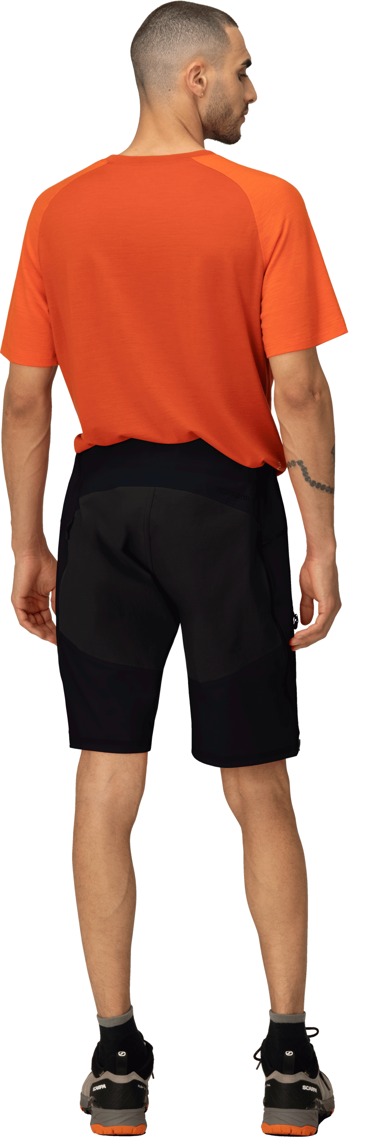 Norrona Men's Falketind Flex1 Tech Shorts Caviar-2