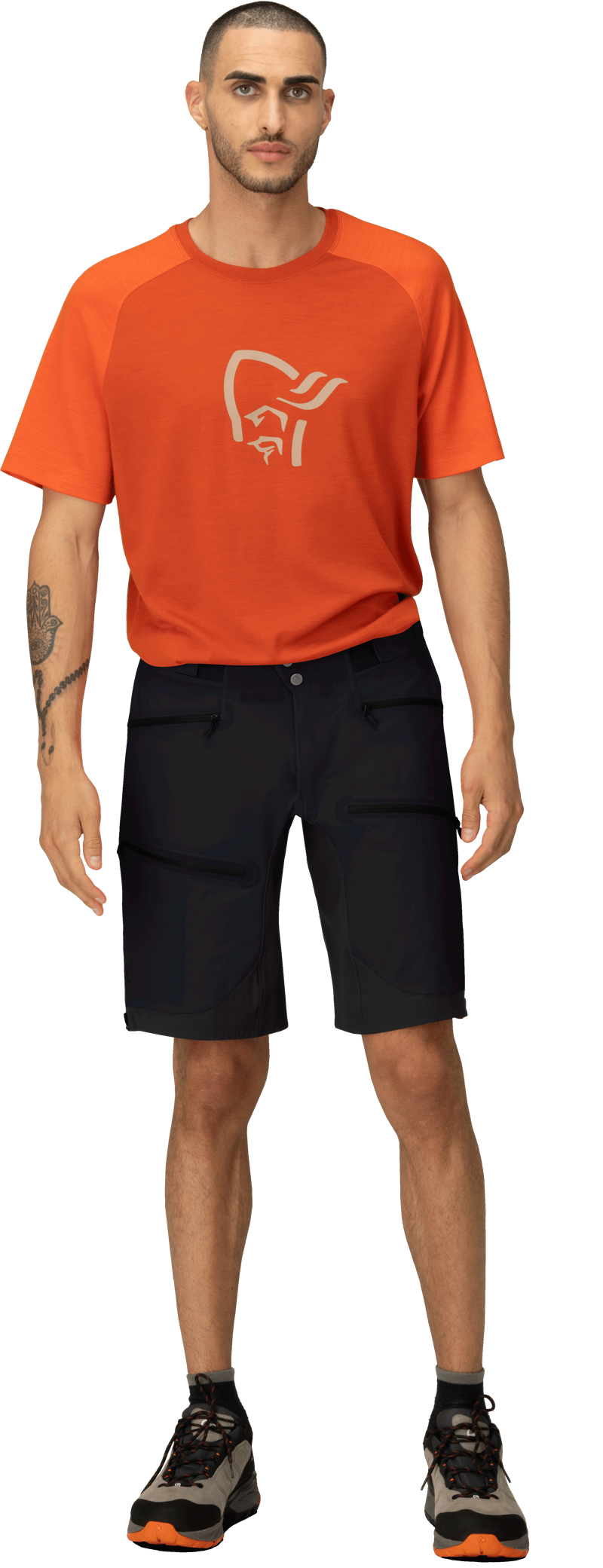 Norrona Men's Falketind Flex1 Tech Shorts Caviar-3