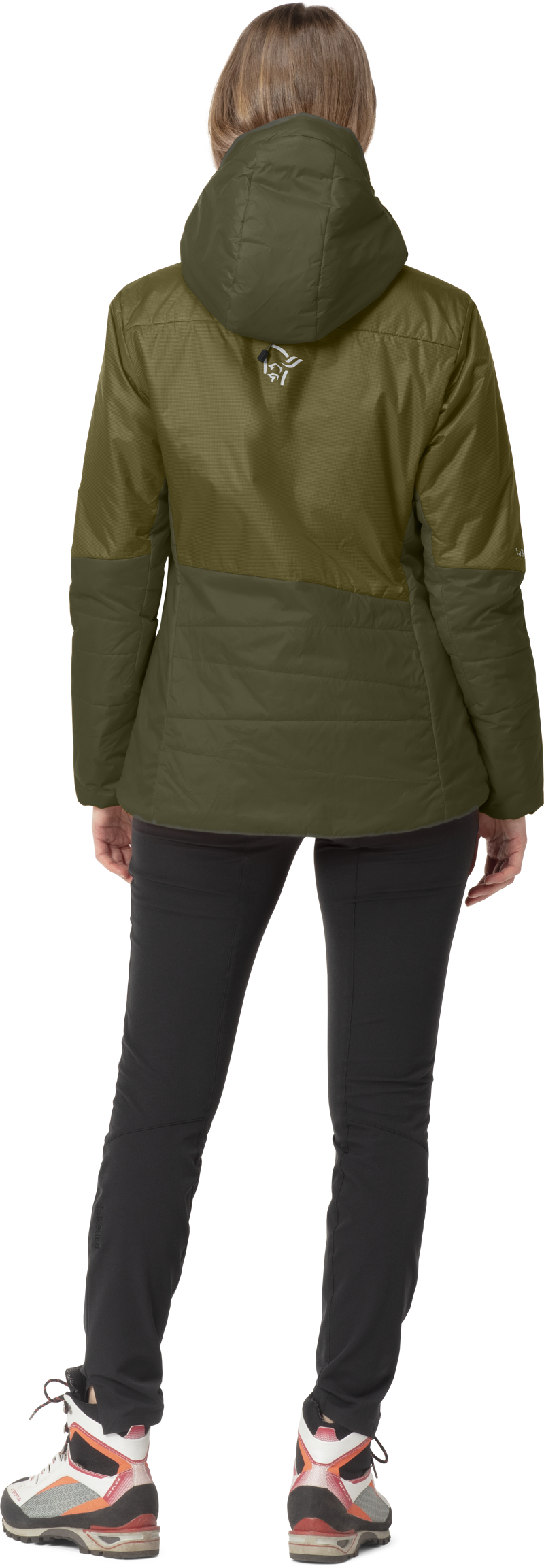 Norrona Women's Falketind Thermo60 Hood Jacket Olive-1