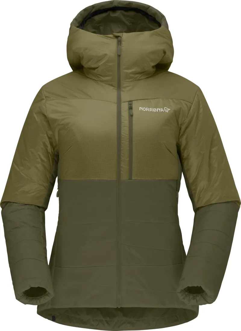 Norrona Women's Falketind Thermo60 Hood Jacket Olive