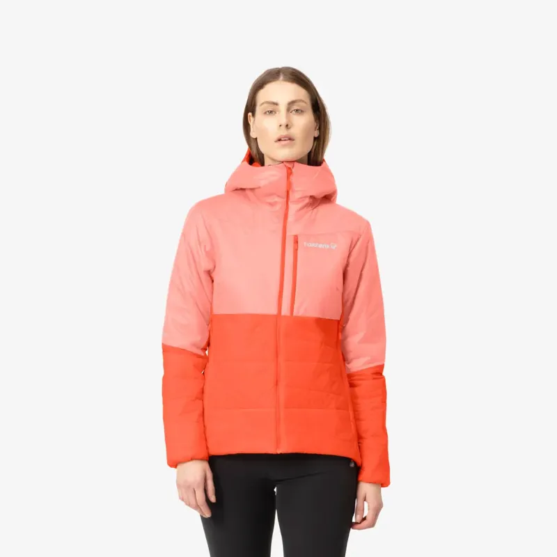 Norrona Women's Falketind Thermo60 Hood Jacket Orange-1