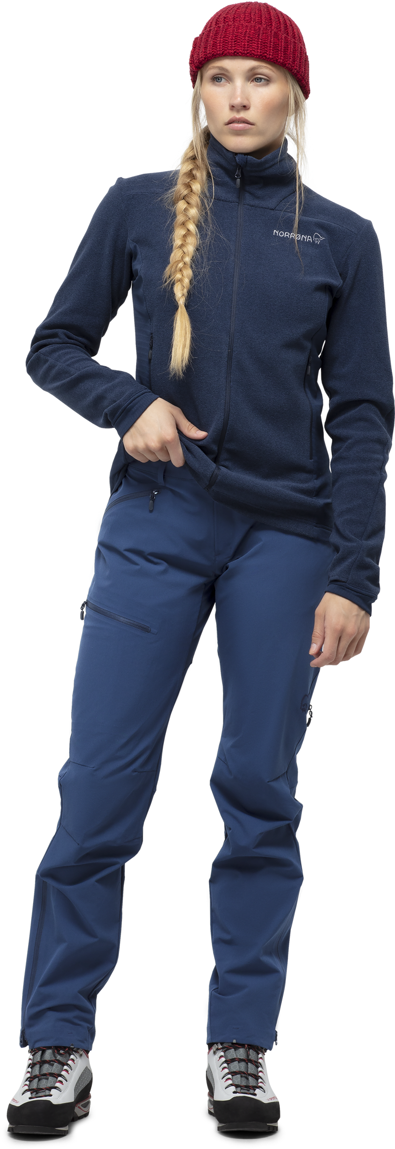 Norrona Women's  Falketind Flex1 Pants Indigo-4