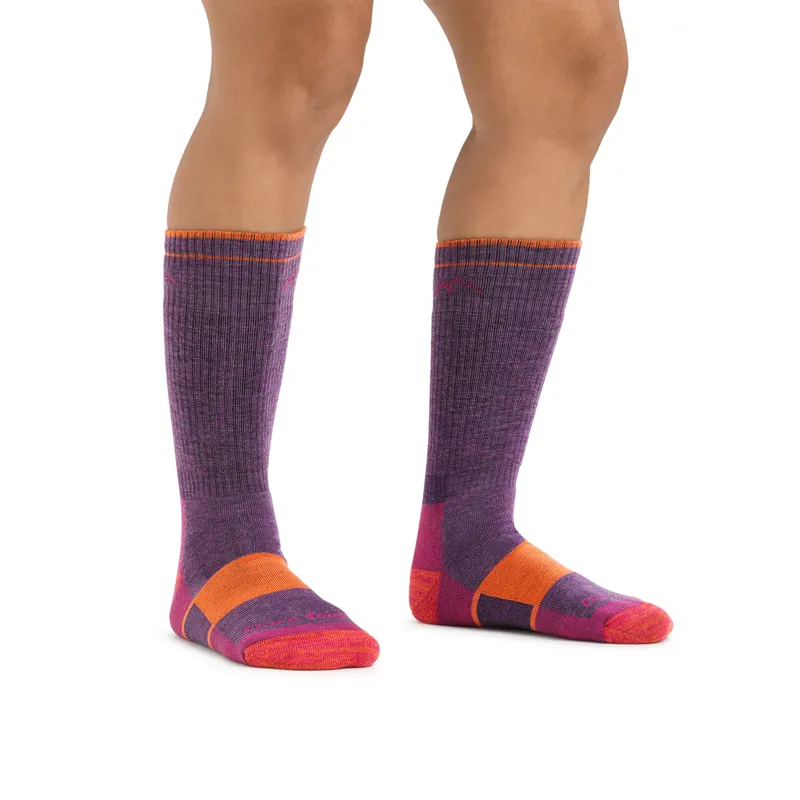 Darn Tough Womens Hiker Boot Full Cushion Sock Plum Heather-3