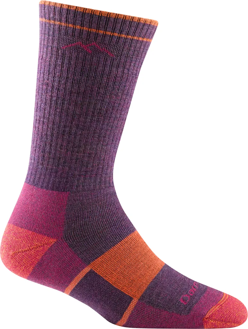 Darn Tough Womens Hiker Boot Full Cushion Sock Plum Heather