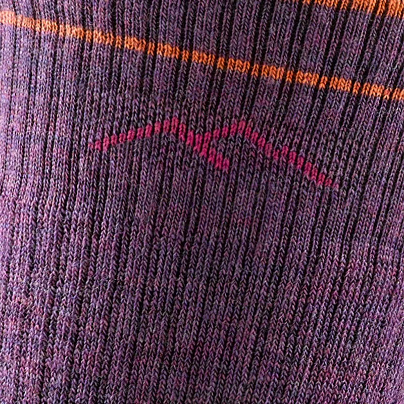 Darn Tough Womens Hiker Boot Full Cushion Sock Plum Heather-1