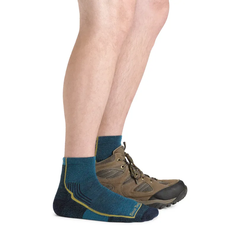 Darn Tough Mens Hiker Sock 1/4 Cushion Dark Teal-2